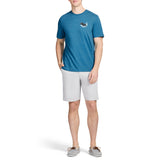 IZOD Mens Saltwater Graphic Short Sleeve T-Shirt