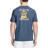 IZOD Mens Saltwater Graphic Short Sleeve T-Shirt