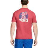IZOD Mens Saltwater Graphic Short Sleeve T-Shirt