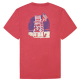 IZOD Mens Saltwater Graphic Short Sleeve T-Shirt