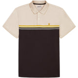 IZOD Mens Advantage Performance Stripe Short Sleeve Polo Shirt