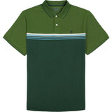 IZOD Mens Advantage Performance Stripe Short Sleeve Polo Shirt