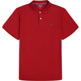 IZOD Mens Interlock Short Sleeve Polo Shirt