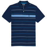 IZOD Mens Advantage Performance Stripe Short Sleeve Polo Shirt