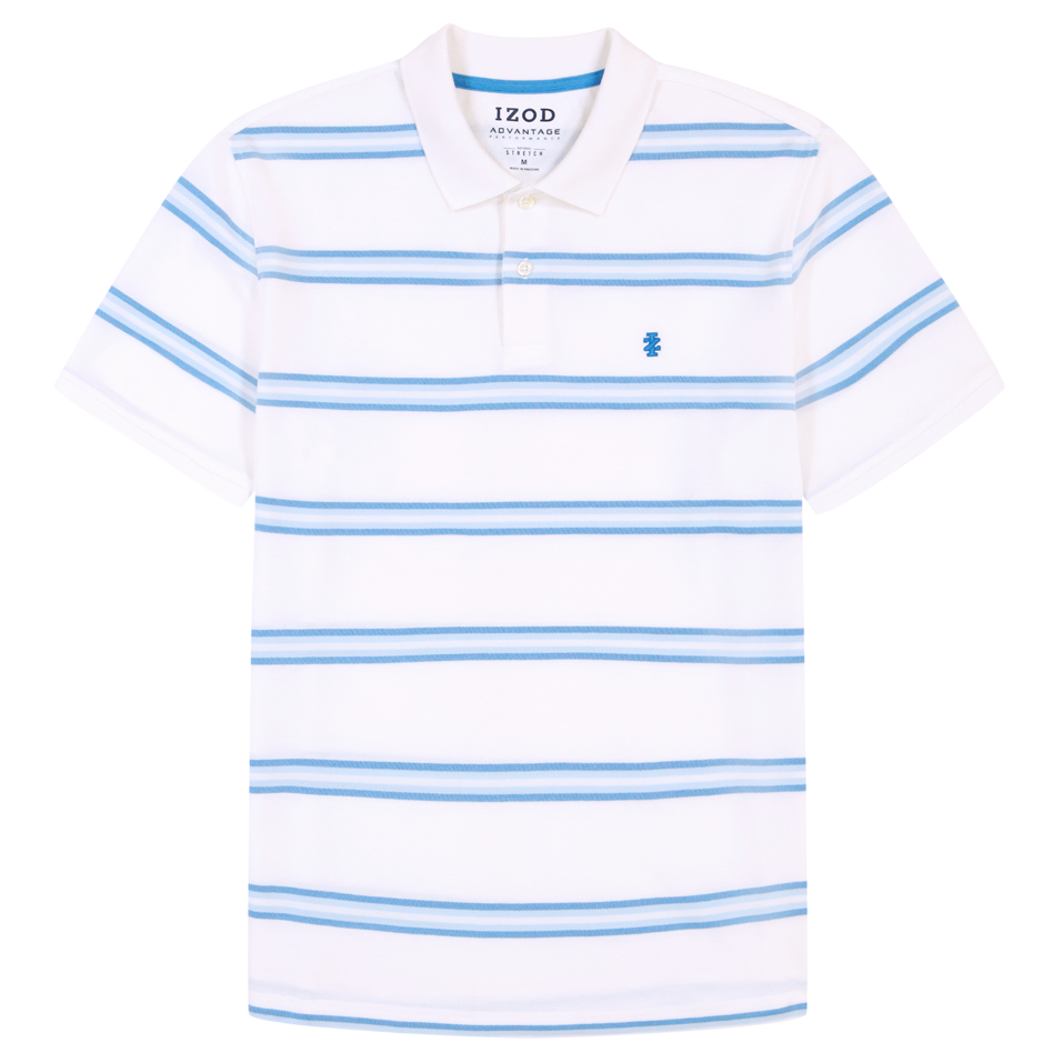 IZOD Mens Advantage Performance Short Sleeve Polo Shirt