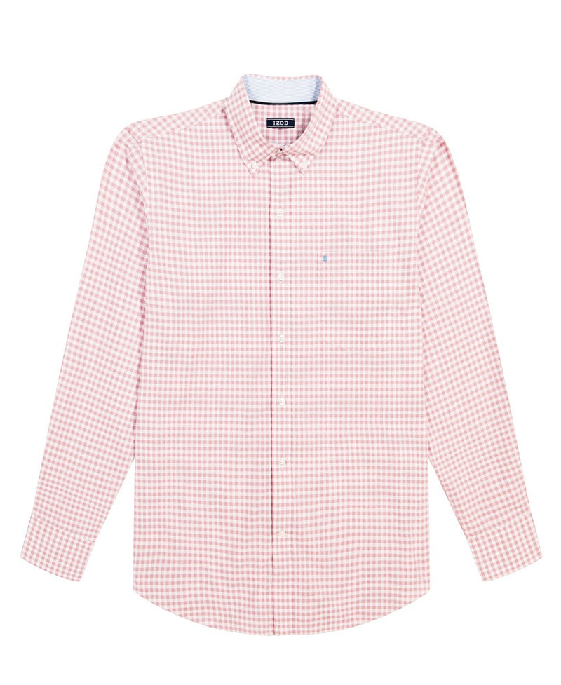izod dress shirt IZOD Mens Performance Comfort Gingham Long Sleeve Button Down Shirt – ShopCGX