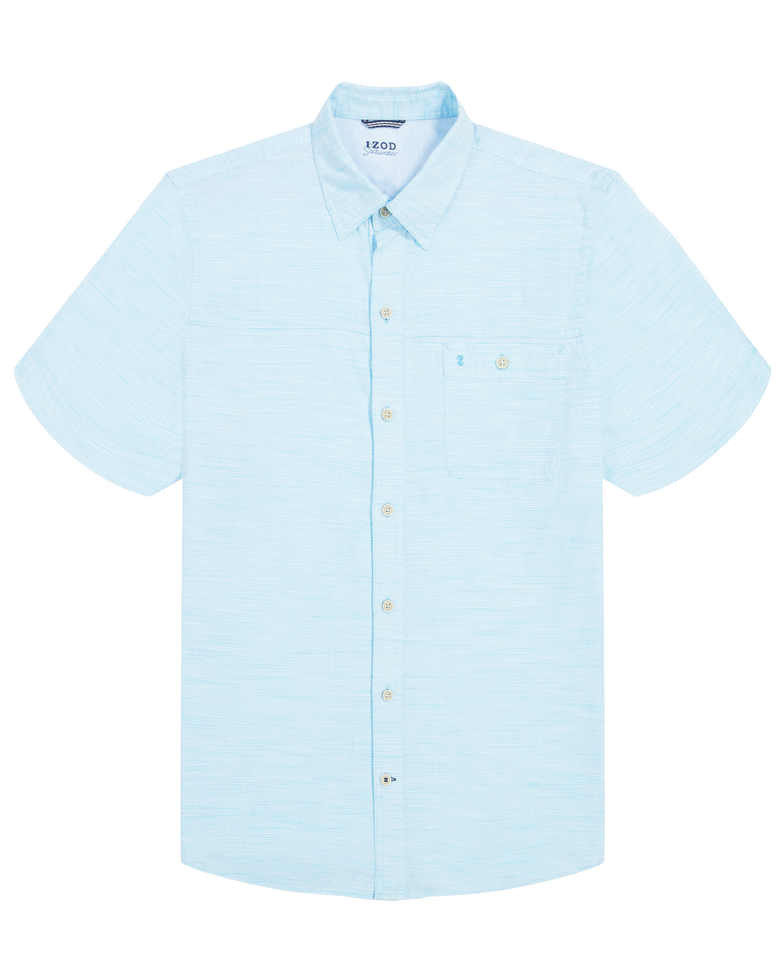 IZOD Mens Dockside Chambray Short Sleeve Button Down Shirt – ShopCGX IZOD Mens Dockside Chambray Short Sleeve Button Down Shirt – ShopCGX