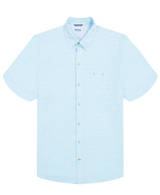 IZOD Mens Dockside Chambray Short Sleeve Button Down Shirt