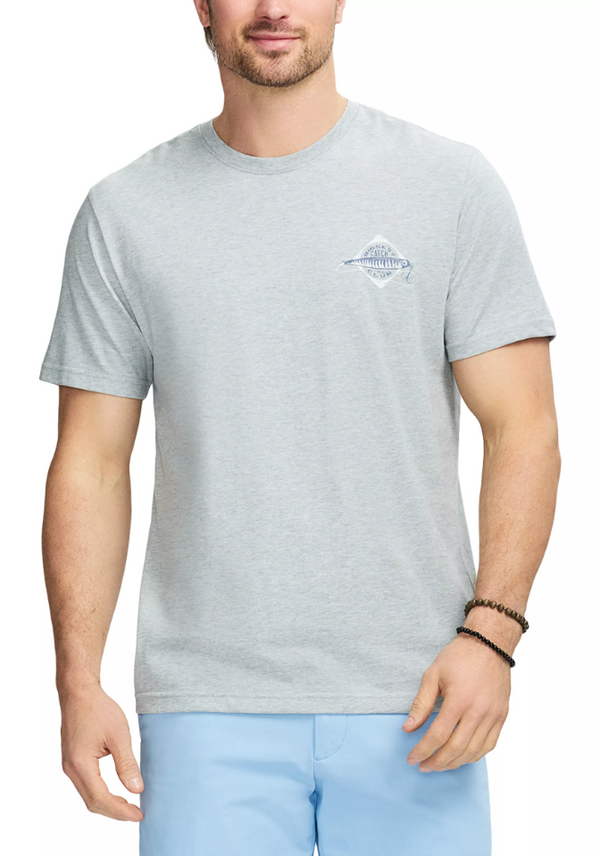 IZOD Mens Saltwater Graphic Short Sleeve T-Shirt
