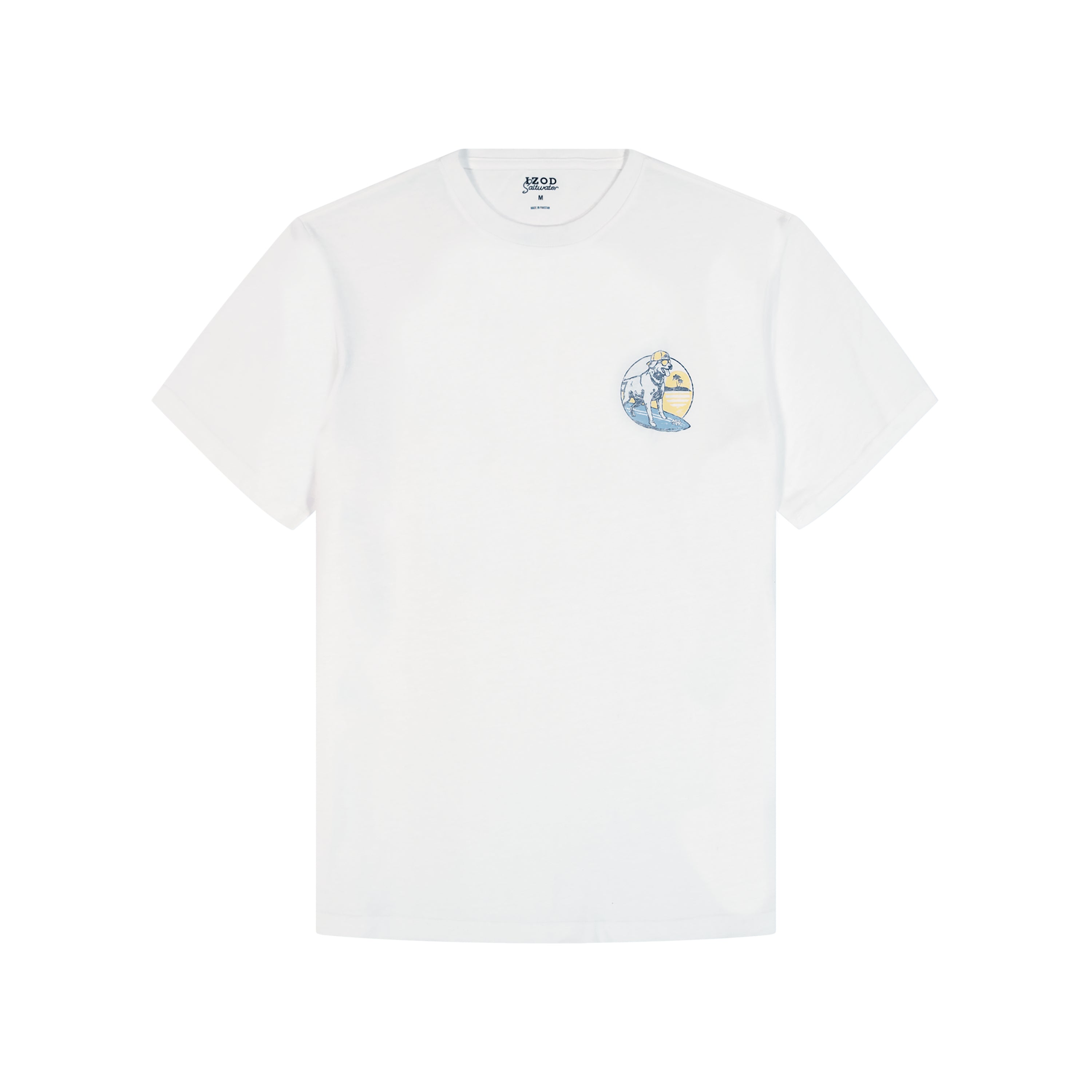 IZOD Mens Saltwater Graphic Short Sleeve T-Shirt