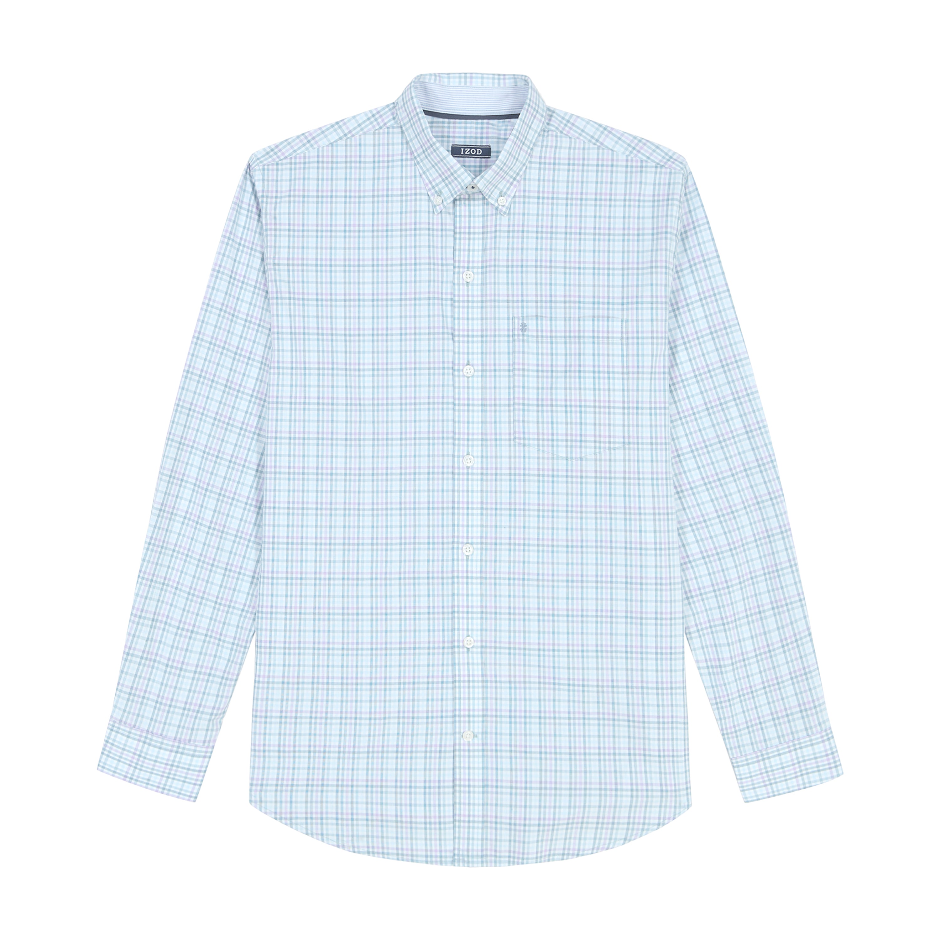 IZOD Mens Performance Woven Long Sleeve Shirt