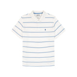 IZOD Mens Advantage Performance Rugby Striped Short Sleeve Polo Shirt
