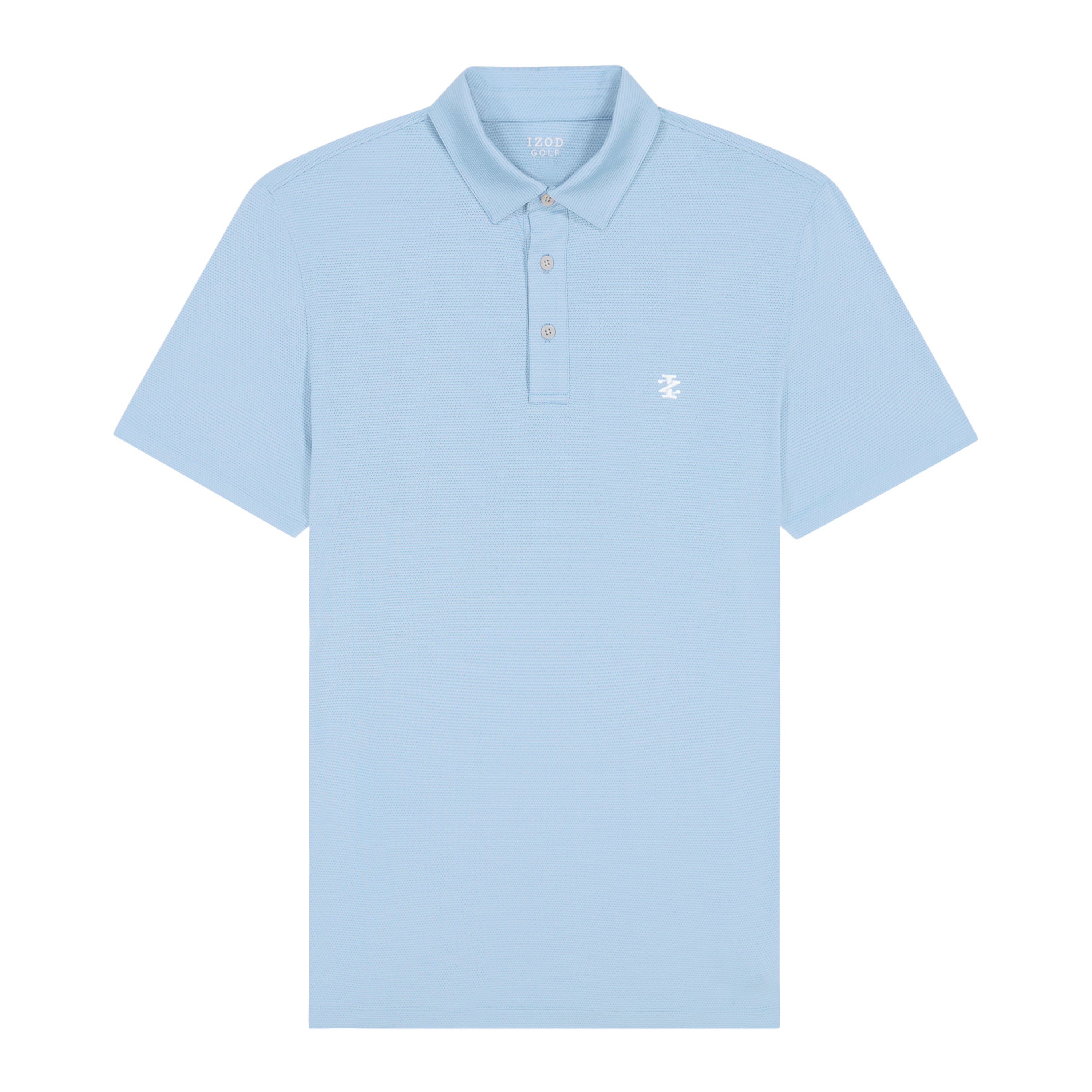 IZOD Mens SwingFlex Elite Performance Mesh Short Sleeve Polo Shirt