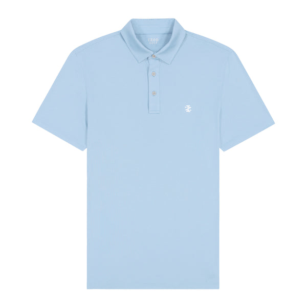 IZOD Mens SwingFlex Elite Performance Mesh Short Sleeve Polo Shirt