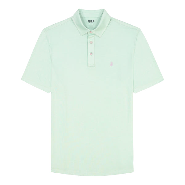 IZOD Mens SwingFlex Elite Performance Mesh Short Sleeve Polo Shirt