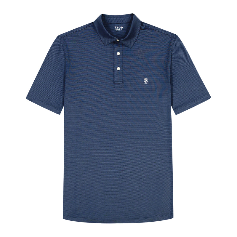 IZOD Mens SwingFlex Elite Performance Mesh Short Sleeve Polo Shirt