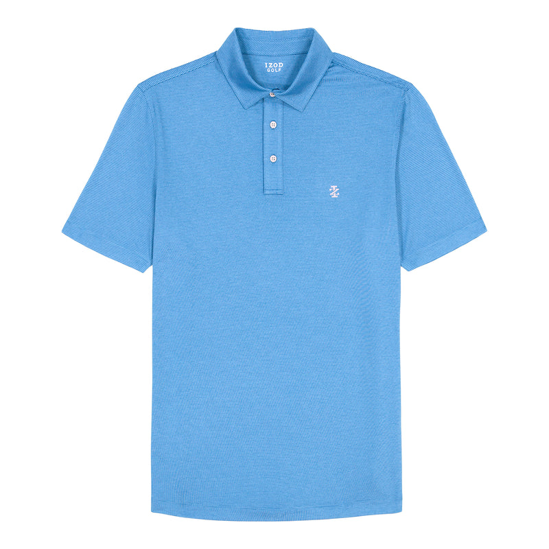 IZOD Mens SwingFlex Elite Performance Mesh Short Sleeve Polo Shirt