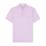 IZOD Mens SwingFlex Elite Clubhouse Stripe Short Sleeve Polo Shirt