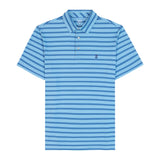 IZOD Mens SwingFlex Elite Clubhouse Stripe Short Sleeve Polo Shirt