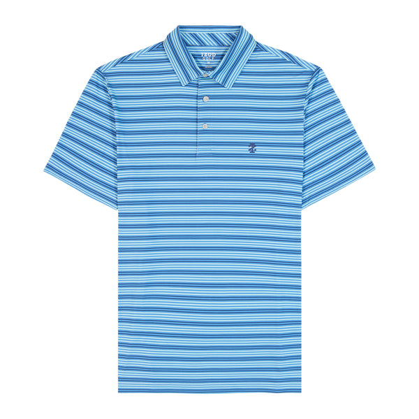IZOD Mens SwingFlex Elite Clubhouse Stripe Short Sleeve Polo Shirt