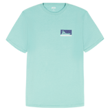 IZOD Mens Deep Blue Graphic Short Sleeve T-Shirt