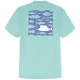 IZOD Mens Deep Blue Graphic Short Sleeve T-Shirt