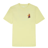 IZOD Mens Saltwater Flamingo Beach Graphic Short Sleeve T-Shirt