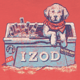 IZOD Mens Softwash Beach Buds Short Sleeve T-Shirt