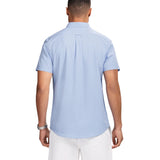 IZOD Mens Breeze Printed Short Sleeve Button Down Shirt
