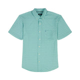 IZOD Mens Breeze Printed Short Sleeve Button Down Shirt