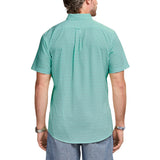 IZOD Mens Breeze Printed Short Sleeve Button Down Shirt