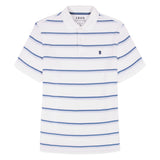 IZOD Mens Advantage Performance Auto Striped Short Sleeve Polo Shirt
