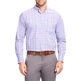 IZOD Mens Performance Comfort Long Sleeve Button Down Shirt