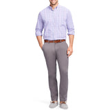IZOD Mens Performance Comfort Long Sleeve Button Down Shirt