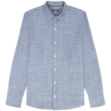 IZOD Mens Luxury Classic Linen Dress Long Sleeve Shirt