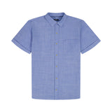 IZOD Mens Luxury Button Down Short Sleeve Shirt