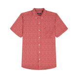 IZOD Womens Breeze Printed Button Down Short Sleeve Shirt