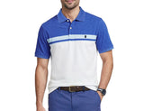 IZOD Mens Advantage Performance Stripe Short Sleeve Polo Shirt