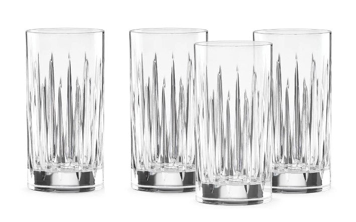 Lenox Reed & Barton Soho Crystal Iced Beverage Glasses - Set Of 4