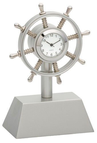 Sanis Enterprises Ship Wheel Clock