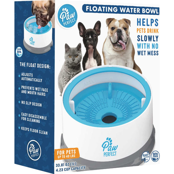 Paw Perfect Floating Water Pet Bowl