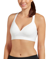 Jockey Womens Mid Impact Molded Cup Seamless Sports Bra