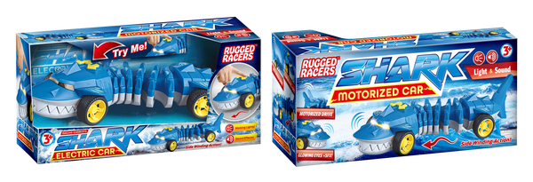 Rugged Racers Shark Motorized B/O Car