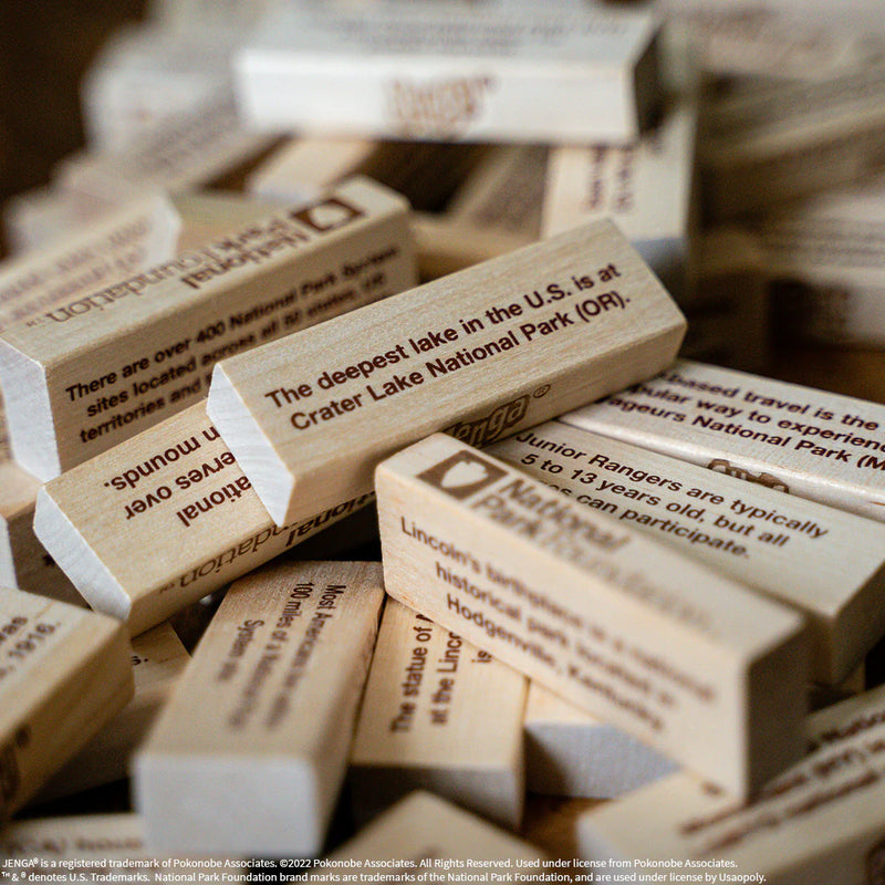 The OP Games JENGA: National Parks Edition