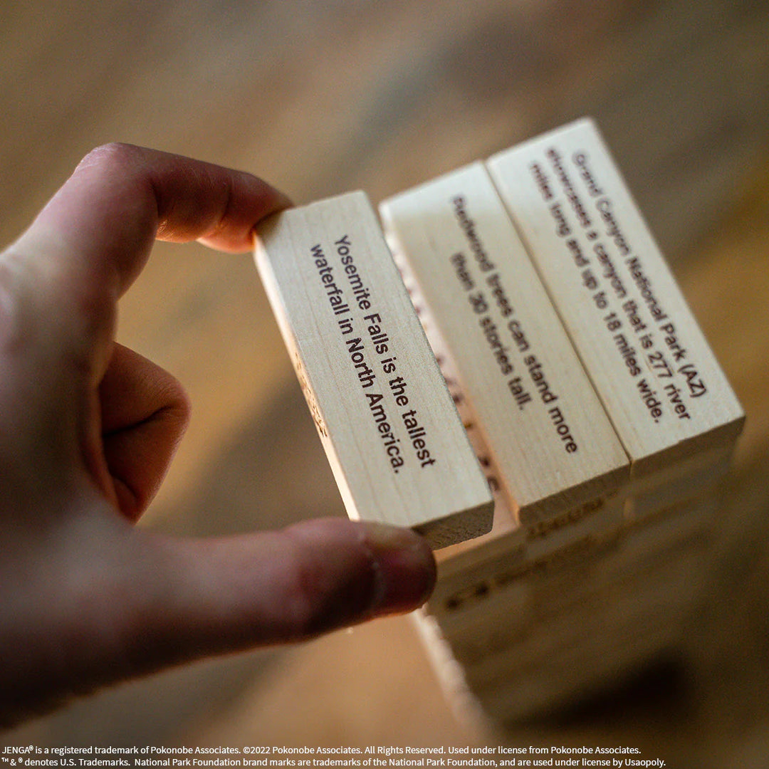 The OP Games JENGA: National Parks Edition