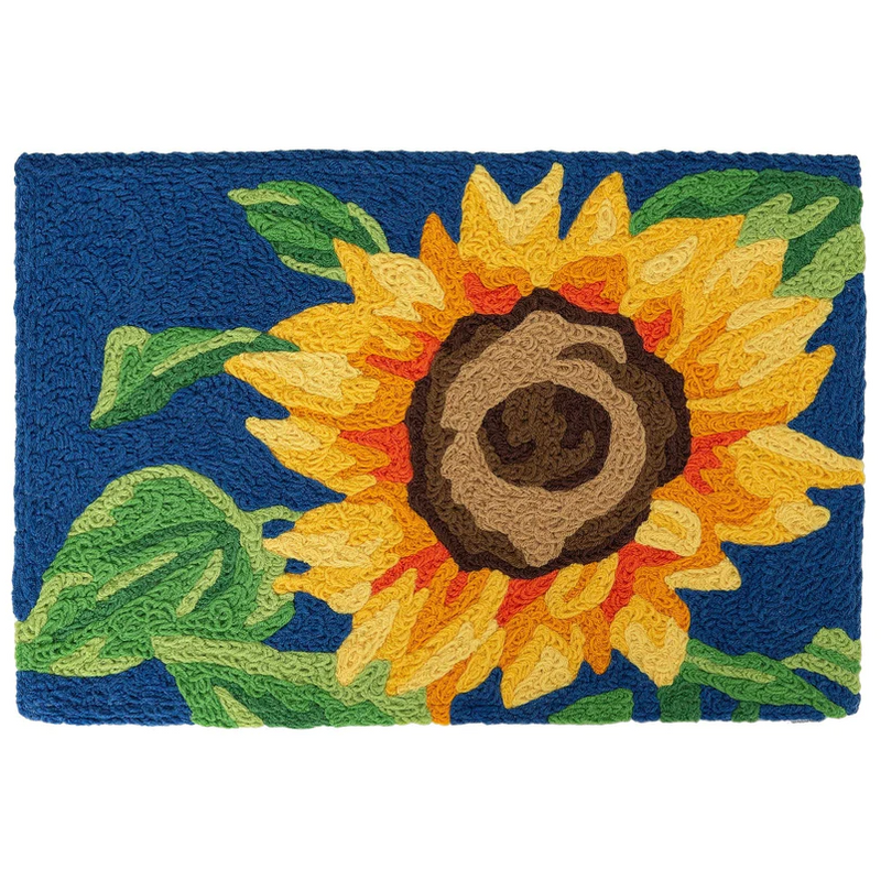 Jellybean Bold Sunflower 20" x 30" Floral Rug