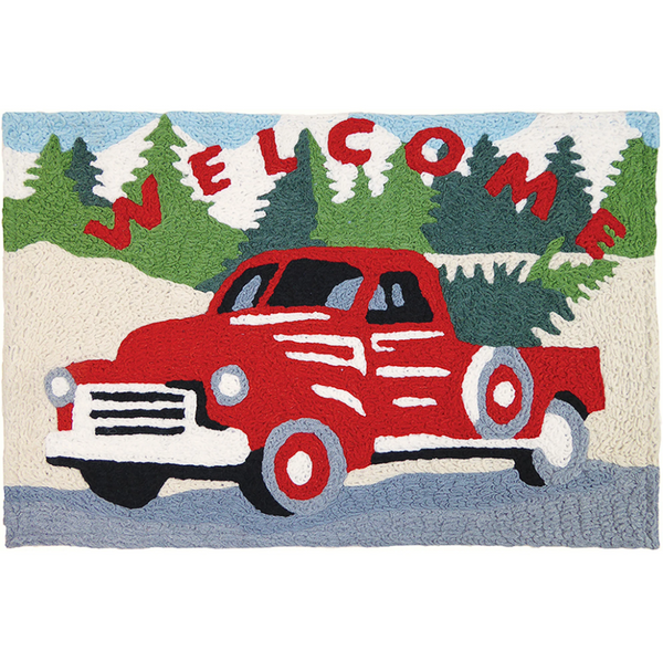 Jellybean Drivin' The Tree Home 20" X 30" Rug