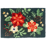 Jellybean Boho Christmas Flowers 20" X 30" Rug