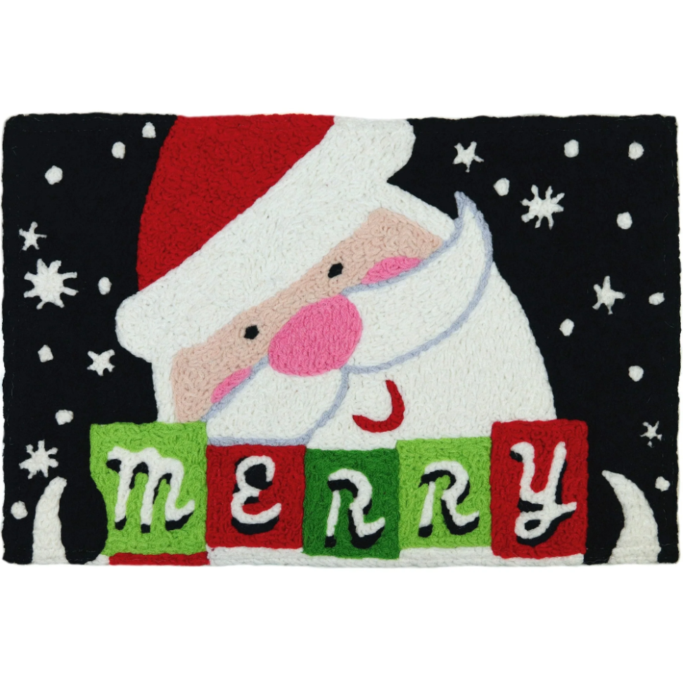 Jellybean Merry Santa 20" X 30" Rug