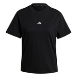 adidas Womens Essentials Small Logo Cotton Short Sleeve T-Shirt